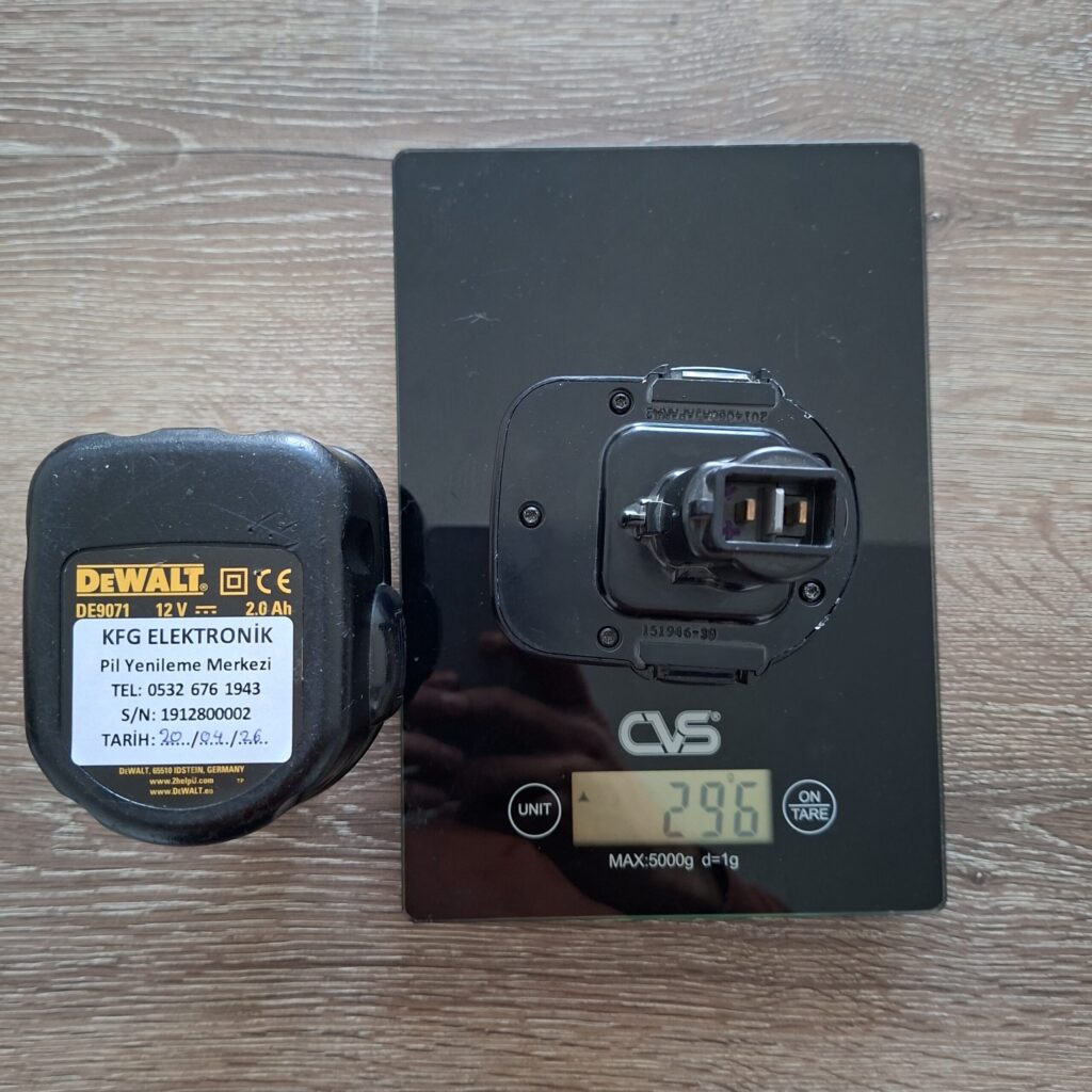 DeWalt 12V 2Ah Ni-Cd Lityum-İyon Dönüşüm -3